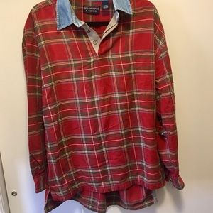 Roundtree & Yorke Men’s Collared Flannel